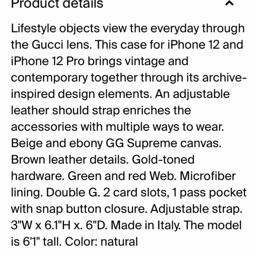 GUCCI UNISEX IPHONE 12 PRO MAX OPHIDIA WALLET CASE ON A LEATHER STRAP - Picture 13 of 16